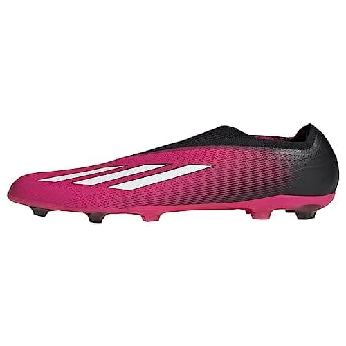 Image of adidas Unisex-Child X SPEEDPORTAL+ Football Boots Firm Ground Shoes, Team Shock Pink 2/White/Black, 5.5 US Little Kid