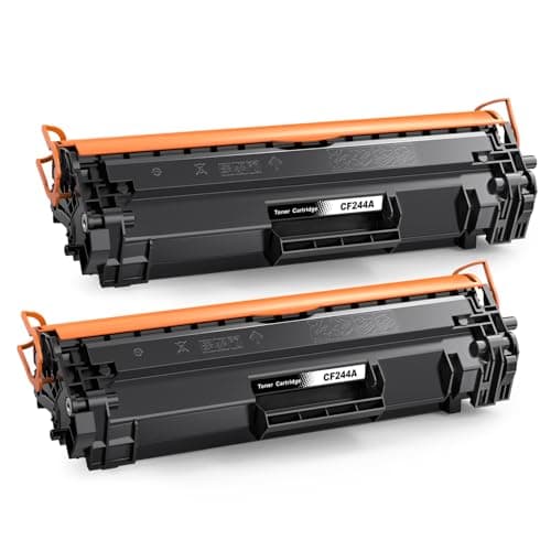 Image of Q-image CF244A 44A Black Toner Cartridges Compatible with HP 44A CF244A for Laserjet Pro M15w M15a MFP M28w M28a Printer (2 Black)