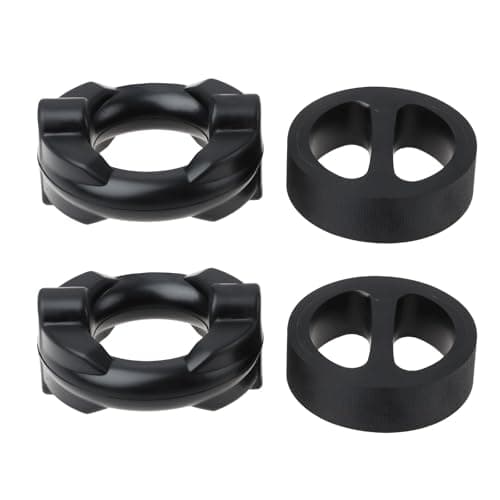 Image of VGOL 4Pcs Front + Rear Exhaust Muffler System Hanger 18211177708 18211712838 Compatible with BMW E23 E30 E34