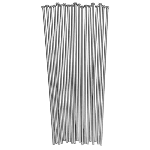 Image of sourcing map 50pcs Descaling Needles 3mm x 7" Manganese Steel Replacement Needles for Needle Scaler Air Needle Scaler Fittings Flat Point for Removing Rust Paint Weld Slag