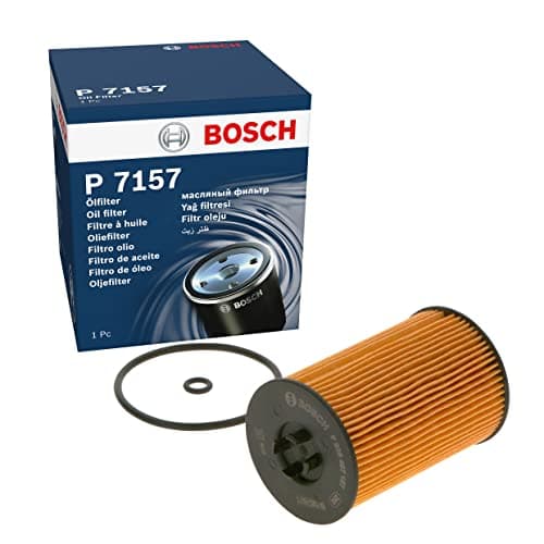 Image of Bosch P7157 Car Oil Filter - Separates Soot and Metal Particles from Engine Oil - Provides Reliable Engine Lubrication