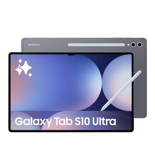 Image of Samsung Galaxy Tab S10 Ultra AI Tablet, Android Tablet, 12GB RAM, 512GB Storage, AMOLED Display, Anti-Reflection, S Pen Included, Moonstone Blue, 3 Year Samsung Extended Warranty (UK Version)