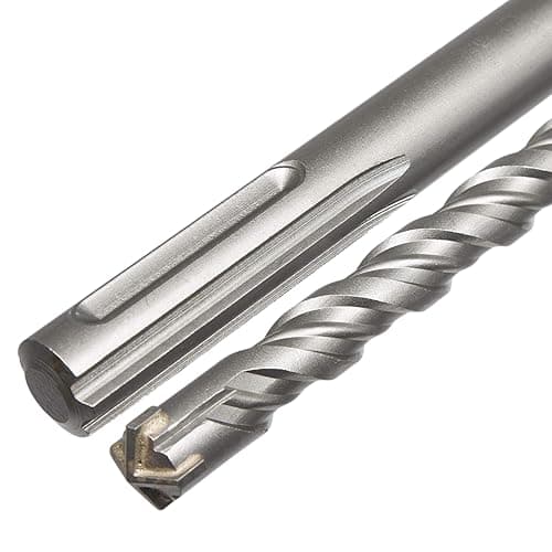 Image of UK Drills SDS Max Hammer Drill Bit 18mm x 330mm - Tungsten Carbide Tip, Double Flute Spiral for Granite, Concrete, Tiles & Masonry