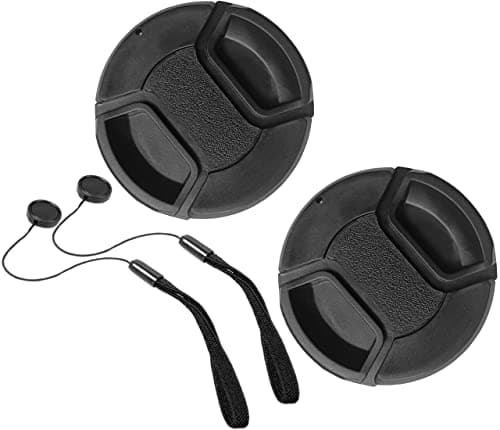 Image of 52mm Lens Cap for AF-S(Not for AF-P) DX 18-55mm f/3.5-5.6G AF Nikkor 50mm f/1.8D AF-S DX Nikkor 35mm f/1.8G AF 50mm f/1.4D,HUIPUXIANG [2 Pack]