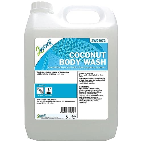 Image of 2Work Coconut Body Wash Mild Formula 5 Litre Bulk Bottle 2W01072