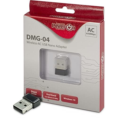 Image of Inter-Tech Wi-Fi 5 USB Nano WLAN Stick DMG-04 650Mbps