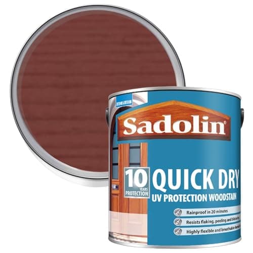 Image of Sadolin - Quick Dry Woodstain Mahogany 2.5L
