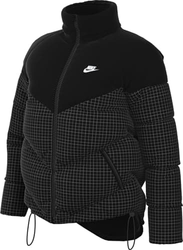 Image of Nike Women's W NSW Tf Ecdwn Gs Nk Windpfr Jacket, Black/White, L