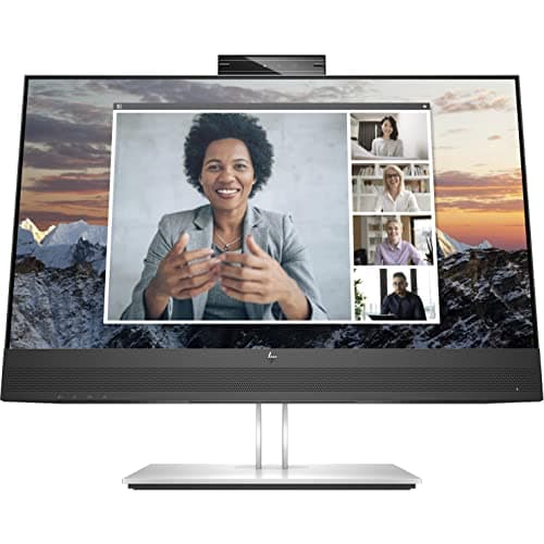 Image of HP E Series E24m G4 23.8 inch 1920 x 1080 Full HD IPS LCD Flat Monitor Black Silver - 40Z32E9#ABU