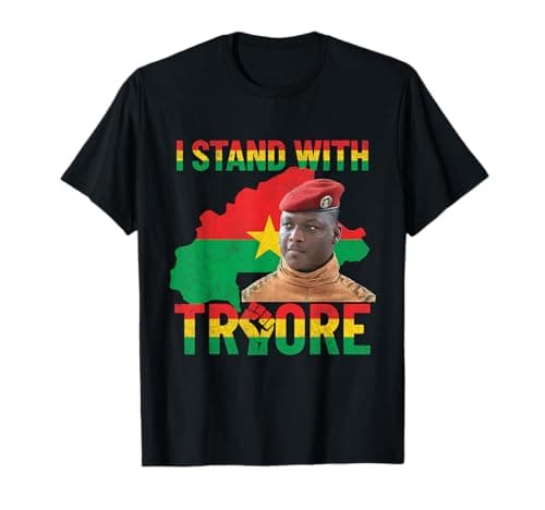 Image of Africa Resistance Thomas Sankara Burkina Faso Ibrahim Traore T-Shirt