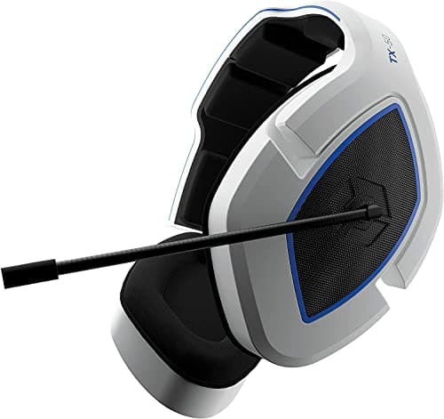 Image of Gioteck TX-50 Wired Stereo Gaming Headset (PS5) (White/Blue) (4/16) (PS5)