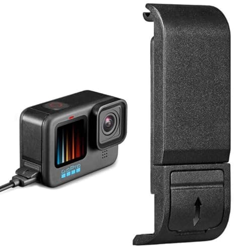Image of Battery Side Door Cover for GoPro Hero 9 10 11 12 Dust Proof Replacement USB Charging Port Lid Flip Up Go Pro