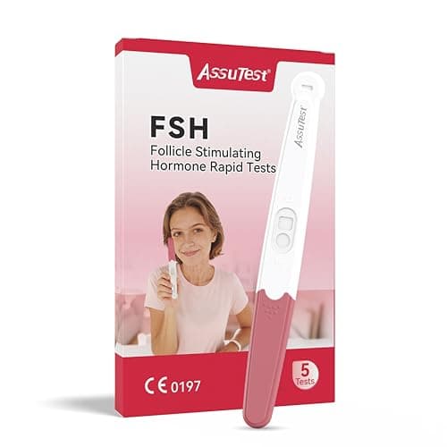 Image of AssuTest Menopause Test Kit - 99.6% Accurate FSH Level Detection at Home Easily Self Testing Fast Result in 5 mins - 5 Pack