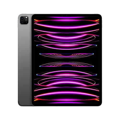 Image of 2022 Apple iPad Pro (12.9-inch, Wi-Fi + Cellular, 128GB) - Space Gray (Renewed)