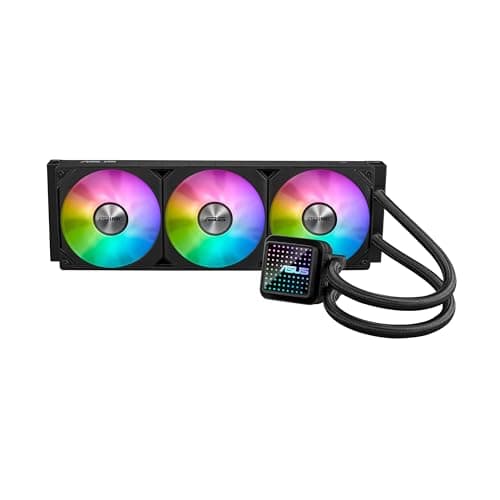 Image of ASUS Prime LC 360 ARGB, All-in-One CPU Liquid Cooler with CPU Contact Zone and Finned Channels, Water Block with Infinite Mirror Lenses and ARGB Fans