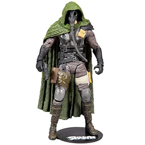 Image of McFarlane Toys, Spawn Comic 7-inch Soul Crusher Spawn Action Figure with 22 Moving Parts, Collectible Figure with Accessories and Collectors Stand Base – Ages 12+