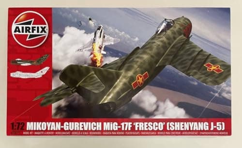 Image of 3 Airfix 1/72 Mig MiG-17F Fresco Shenyang J-5 Plastic Model