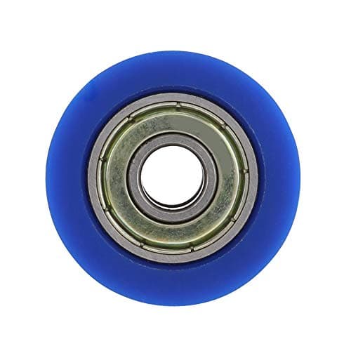 Image of Yinhing 420 Chain Roller Chain Roller for 10mm Pulley Slider Tensioner Wheel for Motorcycle and Street Bikes (Blue 8MM)