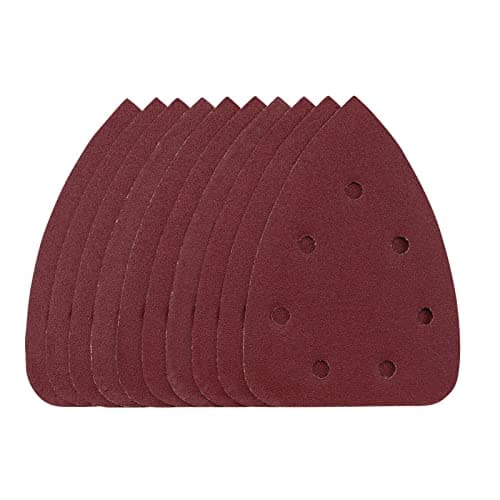 Image of Draper 08619 Detail Sanding Sheets with Hook and Loop, 140mm, 120 Grit, SSD6 (Pack of 10)