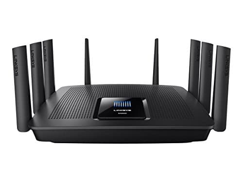 Image of Linksys Max-Stream AC5400 MU-MIMO Fast Wireless Tri-Band WiFi Router for Home (4K UHD Streaming and Gaming, 4 Gigabit Ethernet Ports), Black
