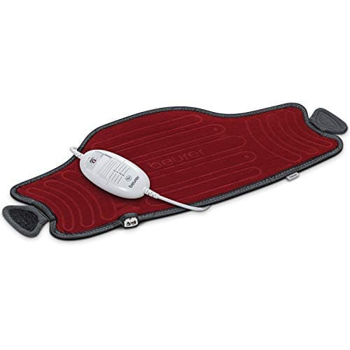 Image of Beurer HK55 Easy-Fix Multifunctional Heat Pad | Targeted heat application for your neck, back, stomach and joints | 3 temperature settings | Velor fibres | Elastic extension band | Machine washable