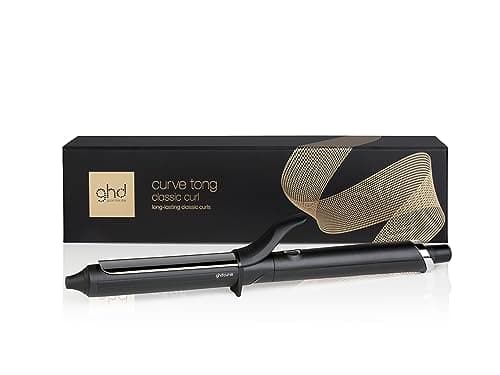 Image of ghd Curve Classic Curl Tong - 26 mm Medium Barrel, Creates Classic Bouncy Curls or Loose Romantic Waves, Ultra-Zone Technology With Optimum Styling Temp 185ºC, Protective Cool Tip, Auto Sleep Mode