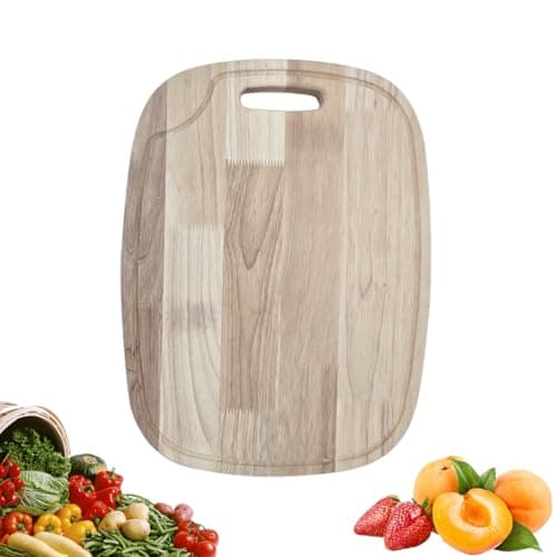 Image of ProBytes 3 Sizes Oval Natural Bamboo Cutting, Chopping and Serving Board Set Durable Boards for Kitchen Knife-Friendly, Wooden Serving Boards for Cheese, Meat, Vegetables & Bread Food Prep, Gift Set