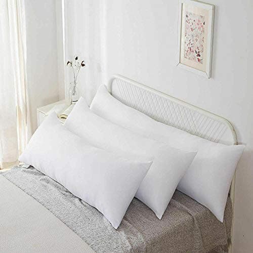 Image of GB TEXTILE Full Body Pillow Orthopaedic Bolster Support Pillow Long Bed Head & Leg Support Pillows (SMALL DOUBLE 4FT(18X48))