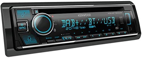 Image of Kenwood KDC-BT760DAB CD Car Radio with DAB+ and Bluetooth Hands-Free Kit (USB, AUX-In, 2 x Pre-Out 2.5 V, Amazon Alexa, Sound Processor, 4 x 50 W, VAR Lighting, Antenna)