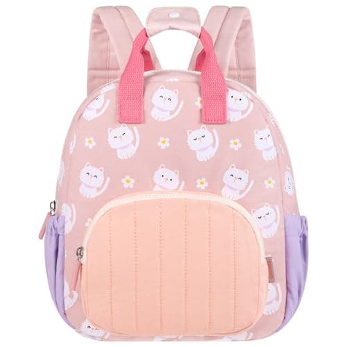 Image of GAGAKU Toddler Backpack for Girls - Kids Backpacks Mini Children Backpack 2-4 years Cartoon Breathable Comfortable Preschool Kindergarten Elementary Rucksack Travel Bag - Pink Cat