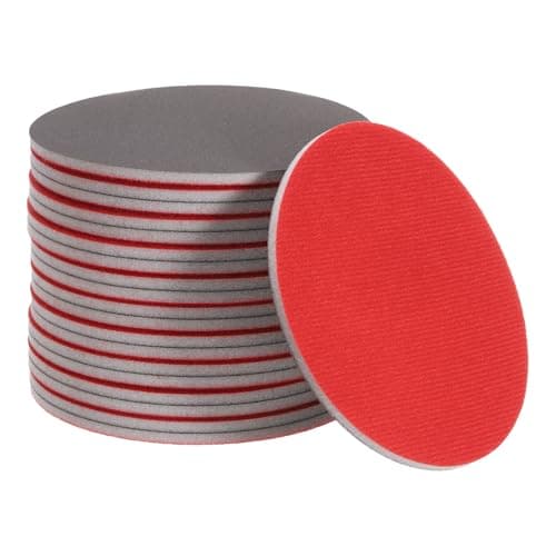 Image of sourcing map 20pcs 800 Grit Sanding Sponge 6 Inch Hook and Loop Sponge Sanding Disc for Orbital Sander, Wet/Dry Use Sponge Buffer for Car Wood Drywall Metal Furniture Polishing