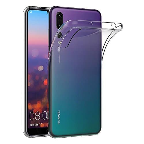 Image of MaiJin Case for Huawei P20 Pro (6.1 inch) Soft TPU Rubber Gel Bumper Transparent Back Cover