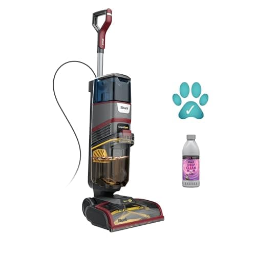 Image of Shark CarpetXpert HairPro Pet Carpet Cleaner with Anti-Clog, Anti-Clump, Anti-Tangle, Removes Stains & Odours from Carpets & Rugs, Includes Deep Clean Pet Formula, 1000W, EX220UK