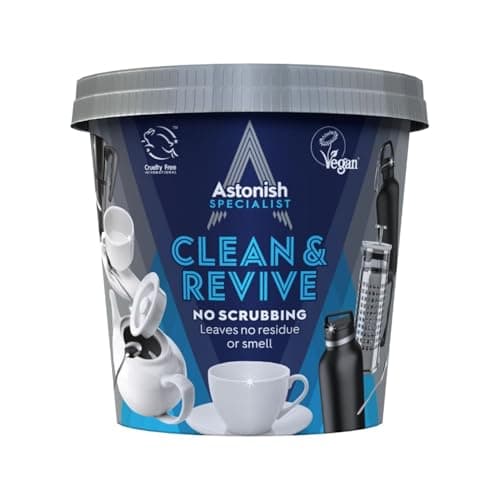 Image of Astonish Specialist Clean & Revive Stain Remover, Removes Ingrained Tea and Coffee Stains, for Cups and Teapots, 350g