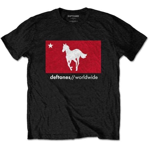 Image of Deftones Star & Pony Official Tee T-Shirt Mens Unisex (X-Large) Black