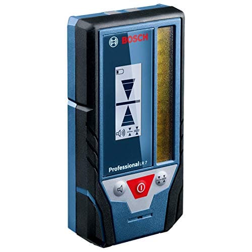 Image of Bosch Professional Laser Receiver LR 7 (red and Green Beam, 2 x 1,5 V Batteries AAA, Range: 5-50 m, Protective Bag)
