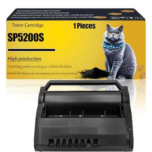 Image of WZLAD SP5200S Toner Cartridge Compatible for Ricoh SP5200S SP5210SF SP5210SR Printers, 406685 Toner Cartridge Refills 25000 Pages (Black)