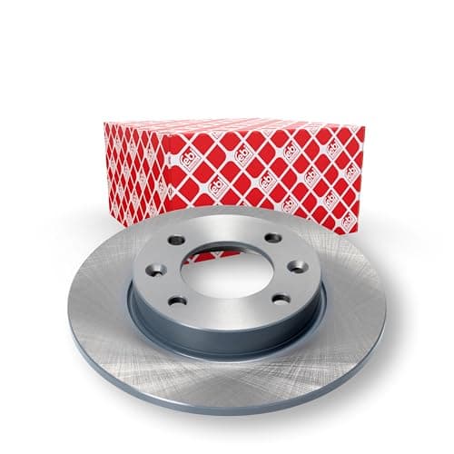 Image of febi bilstein 21966 Brake Disc Set (2 Brake Disc) rear, full, No. of Holes 4