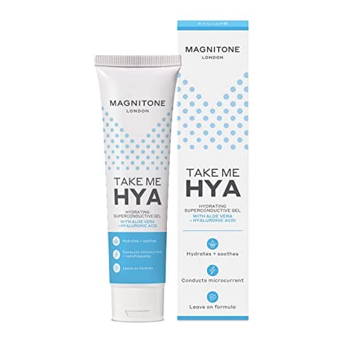 Image of MAGNITONE Take Me Hya Hydrating Superconductive Gel – Hyaluronic Acid + Aloe Vera Face Gel for Microcurrent & Radiofrequency Facial Devices – Lightweight Gel to Help Hydrate and Soothe Skin – 1 Pack
