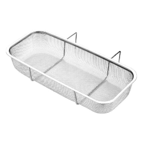 Image of Stainless Steel Sink Drains & Strainers Strainer Basket,Multifunction Hanging Sink Corner Strainer Colander Drain Basket, Kitchen Sink Food Waste Filter and Vegetables Fruits Clean,Quick Draining Kitc