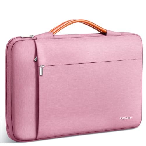 Image of Ferkurn Chromebook Case 11 11.6 12 Inch Laptop Sleeve Case for Microsoft Surface Pro 11 10 9,Laptop Go 12.4,Samsung Chromebook 4,iPad Pro 12.9,Acer Spin 311,ASUS Vivobook,HP Stream,Lenovo, Pink