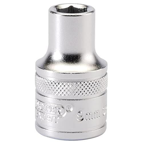 Image of Draper 16597 1/2" Square Drive 6 Point Socket, 9mm Size