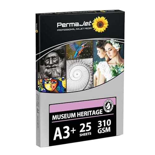 Image of PermaJet Museum Heritage 310 | A3+ 25 Sheets | Inkjet Textured Matt Fine Art Photo Paper