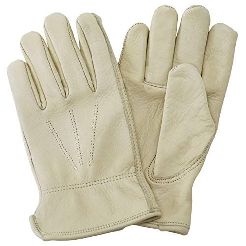 Image of Kent & Stowe Luxury Leather Weather Resistant Gardening Gloves Ladies - Medium