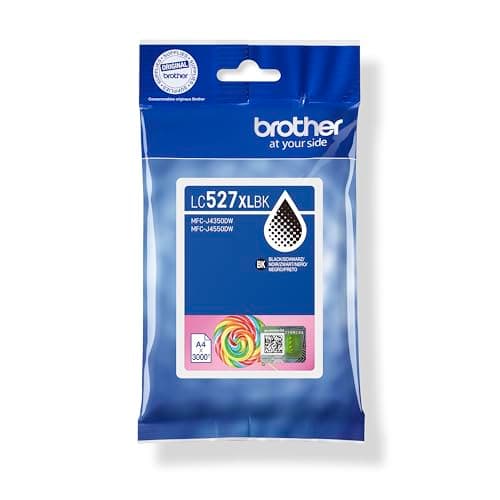 Image of Brother LC527XLBK Black, Single Pack, High Yield, Includes 1 x Inkjet Cartridge, Genuine Supplies
