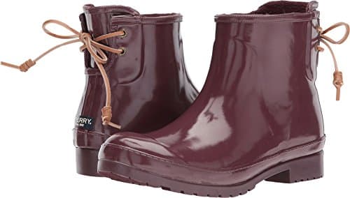Image of Sperry Top-Sider Women's Walker Turf Rain Boot, Grape, 8 M US