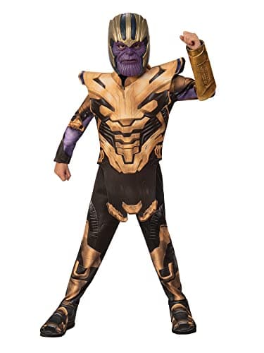Image of Rubies Official Avengers Endgame Thanos, Classic Child Costume - Medium, Age 5-7, Height 132 cm Halloween