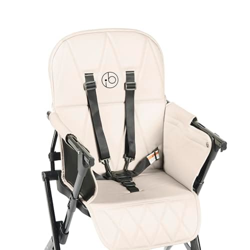 Image of Ickle Bubba Flip Magic Fold Highchair Seat Cover - Chair Not Included (Pearl Grey)