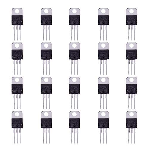 Image of BOJACK TIP122 NPN 5 A 100 V Silicon Epitaxial Power Transistor 5 amp 100 Volt Darlington Transistors TO-220 (Pack of 20 Pcs)
