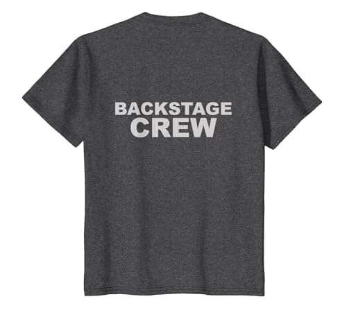 Image of Backstage Crew T-Shirt, Youth, Dark Heather Grey, 3T